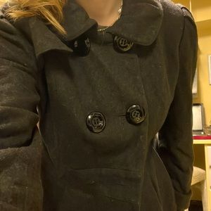 Worthington Grey Wool winter Coat size medium